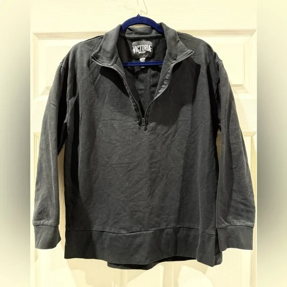 Victoria Sport Black Women's Sweatshirt - Picture 1 of 7